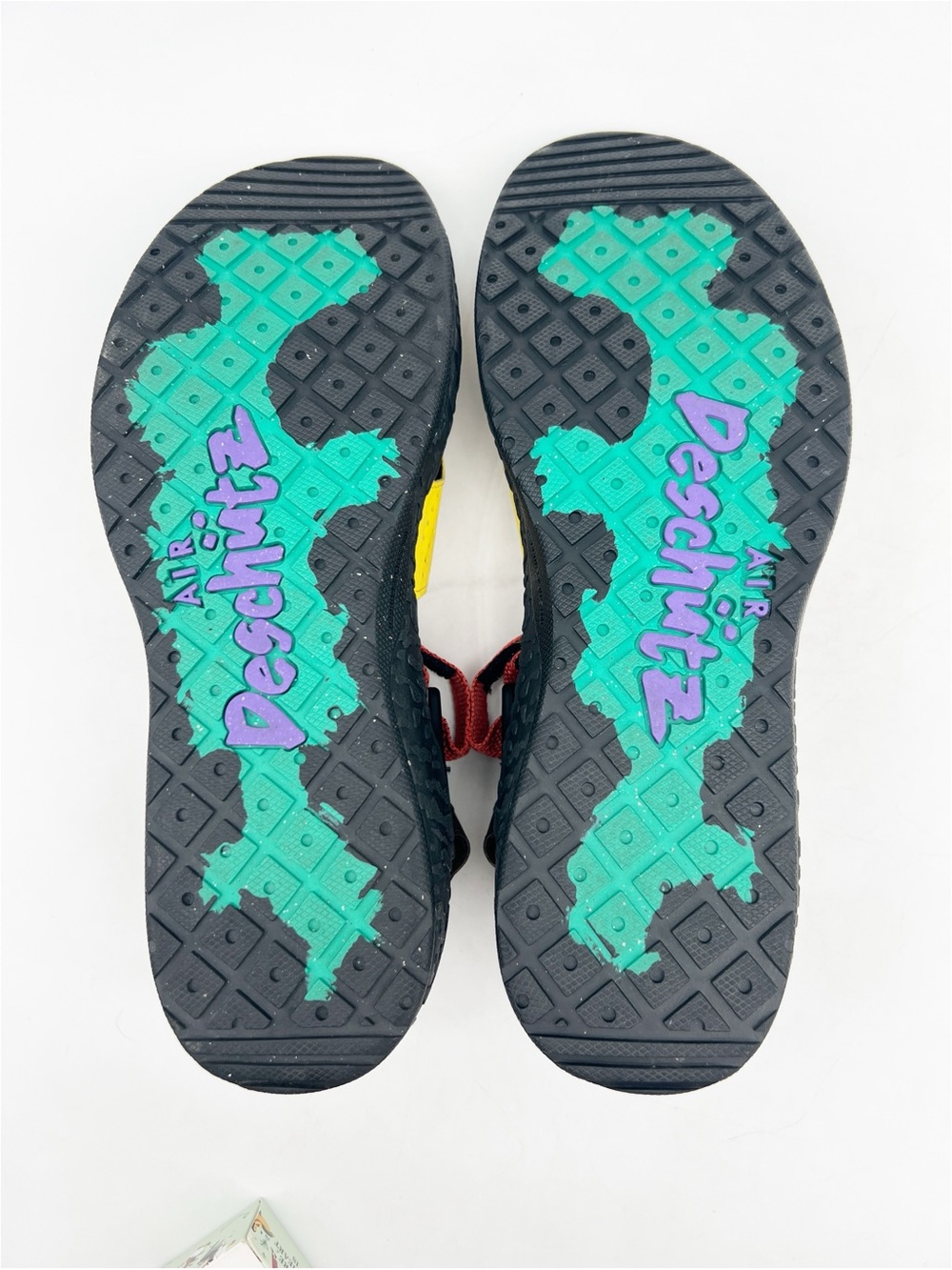 ACG Air Deschutz + Solar Flare Cinnabar Yellow and Red Sport Sandals - Picture 7 of 8